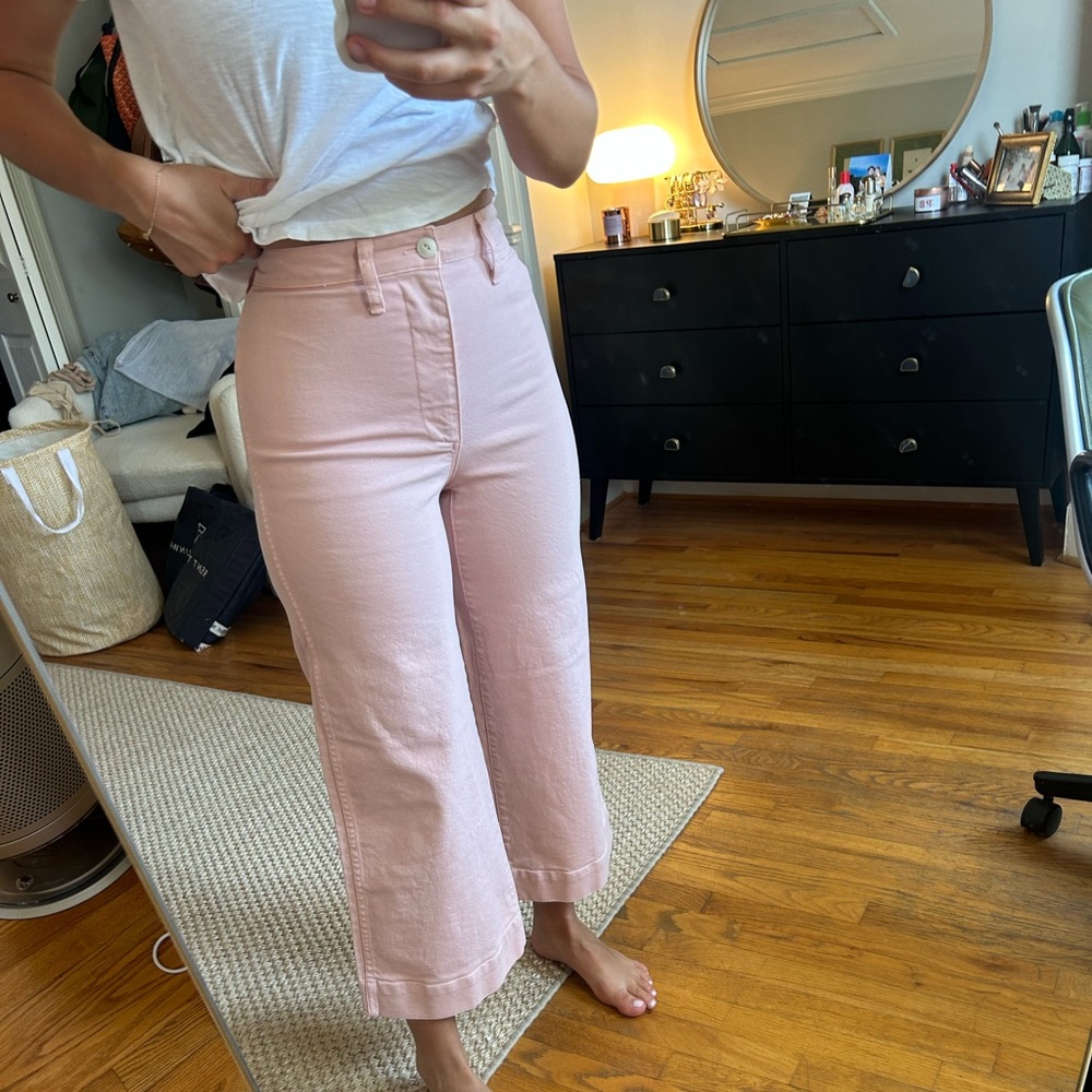 Madewell Emmett Pant in Light Pink